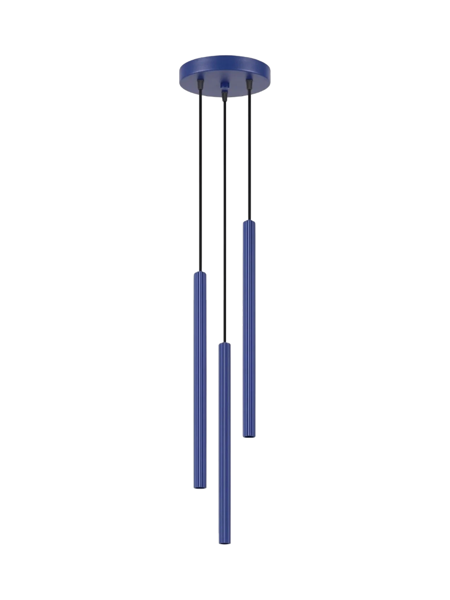 
Design Pendellampe „Arche“ - 3-flammig - Ultramarine