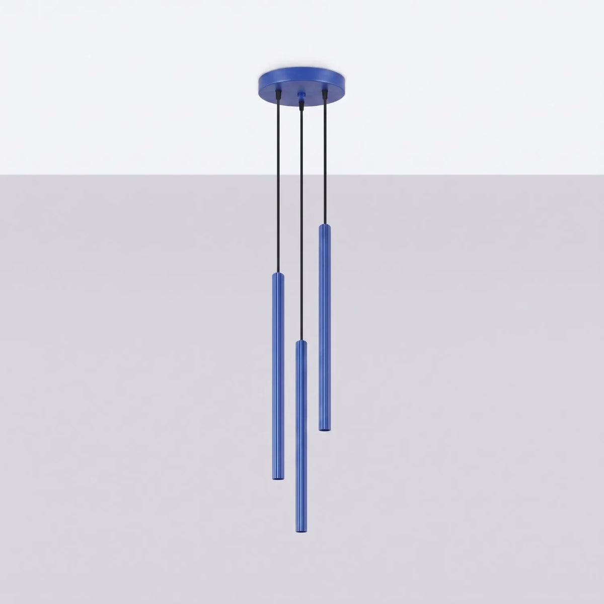 
Design Pendellampe „Arche“ - 3-flammig - Ultramarine