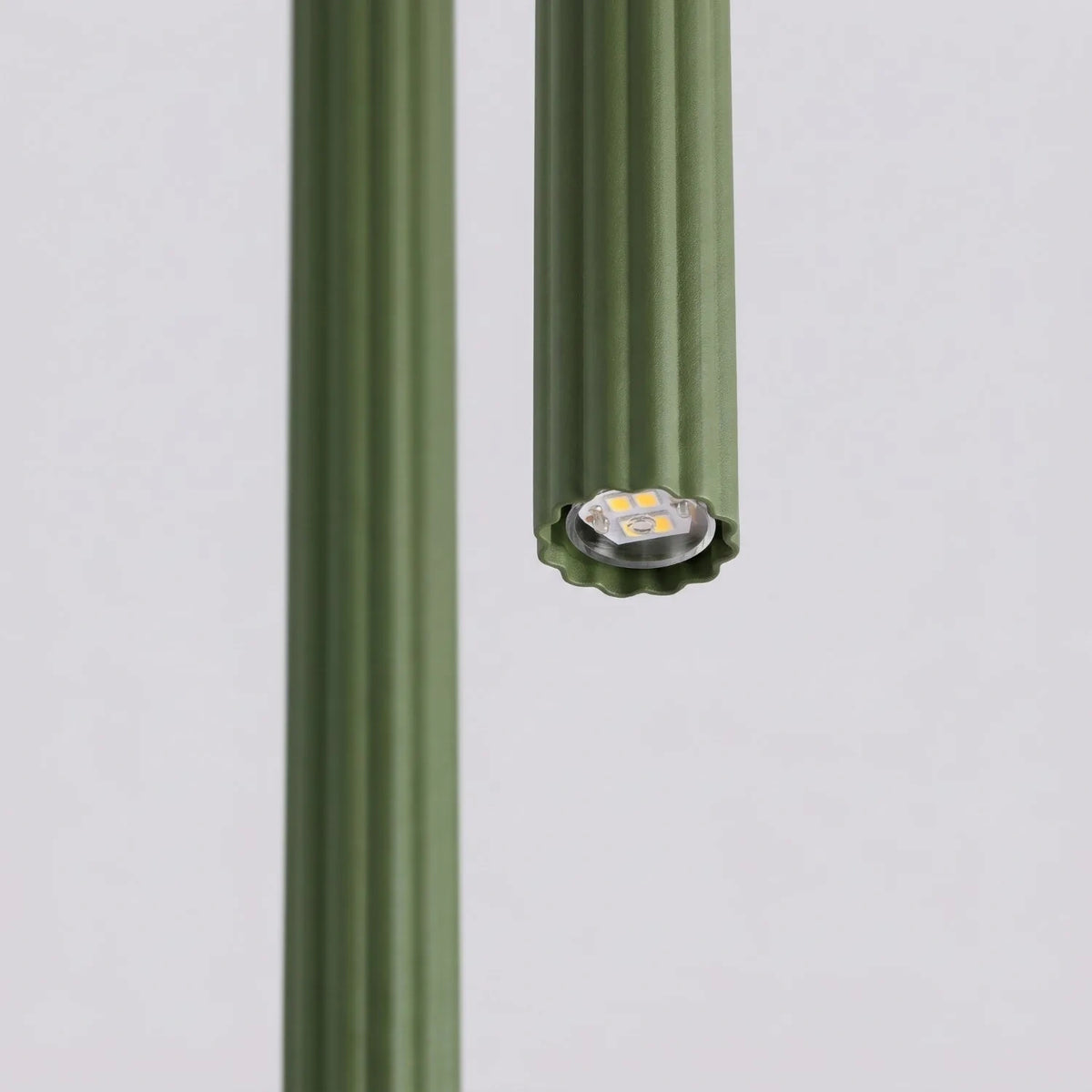 
Design Pendellampe „Arche“ - 2-flammig - Olivgrün