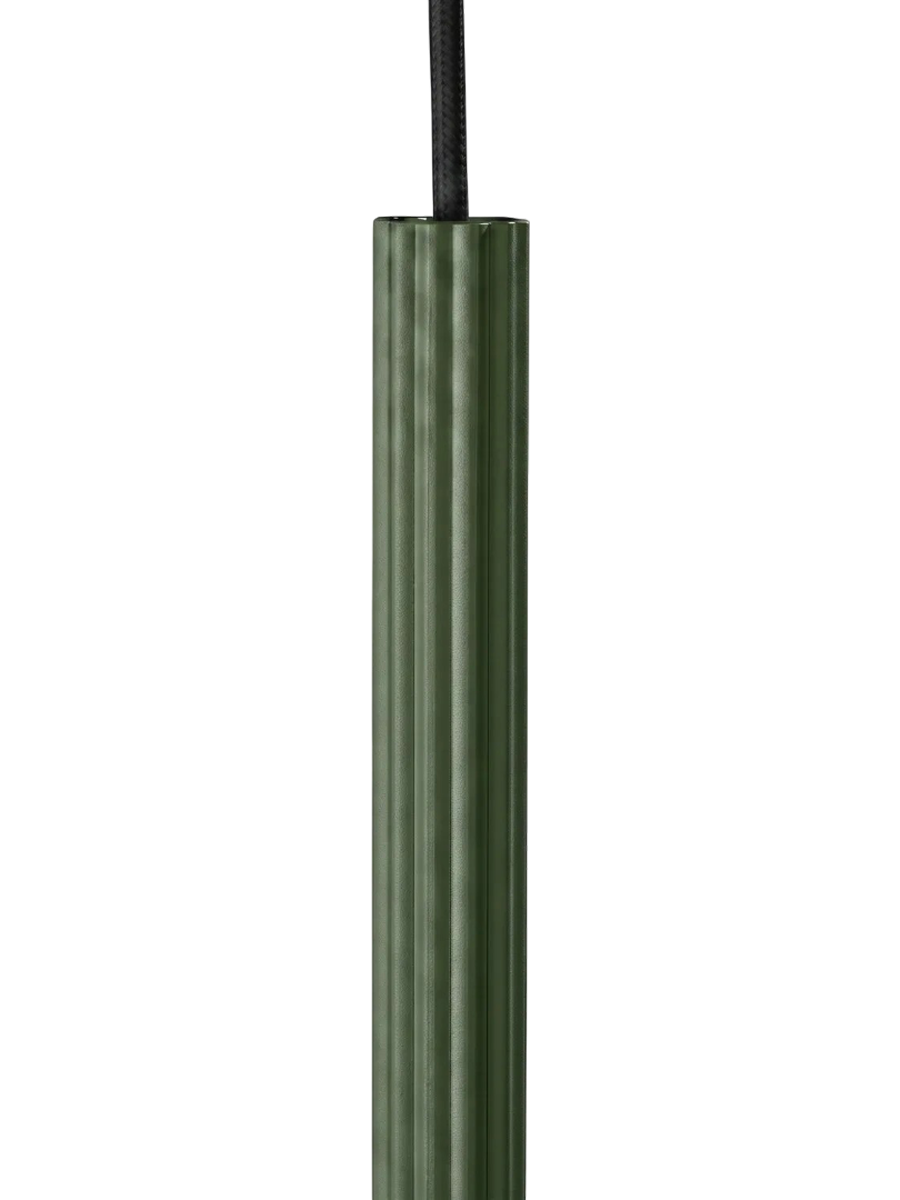 
Design Pendellampe „Arche“ - 2-flammig - Olivgrün