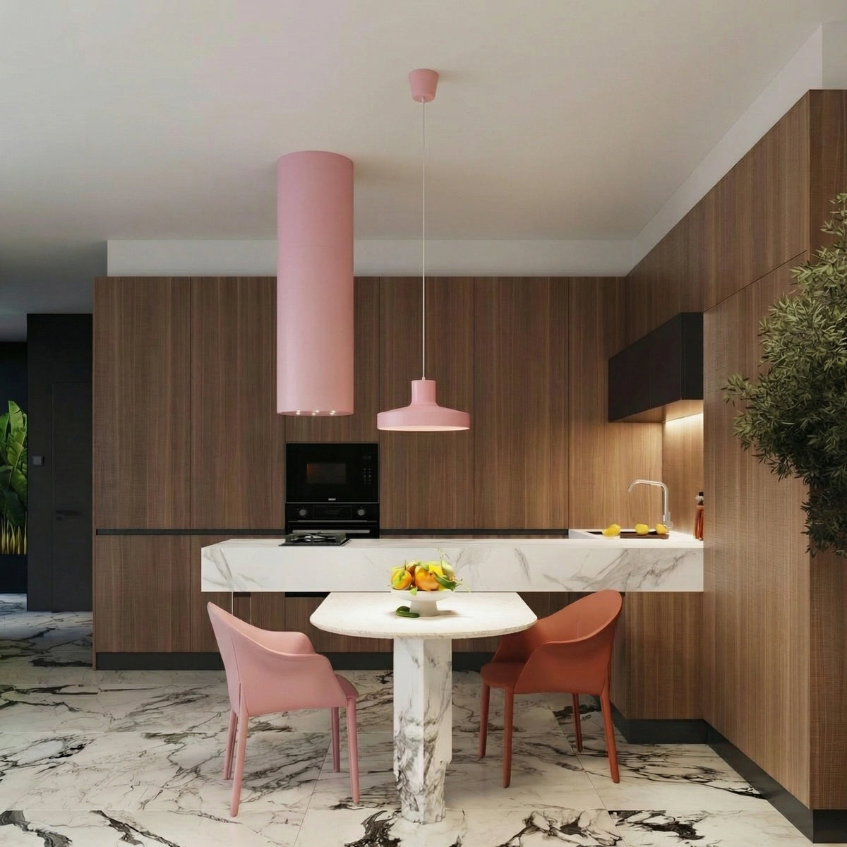
"Bilo" designer pendant lamp - Rosa