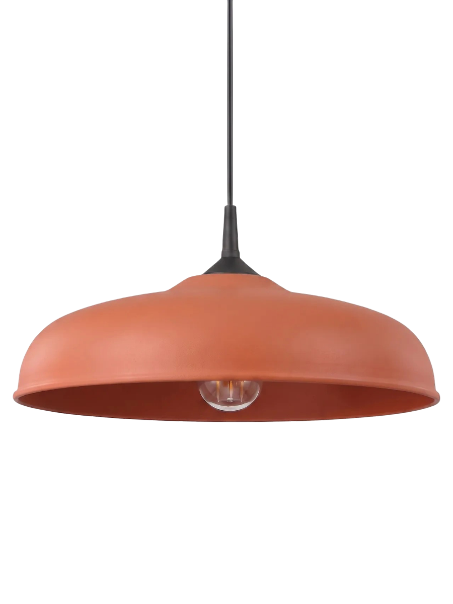 
Lampada a sospensione di design „Gina“ - Rosso ocra