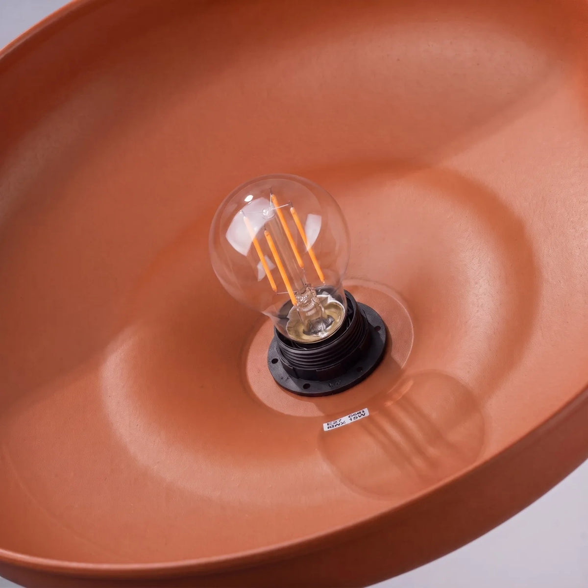 
Lampada a sospensione di design „Gina“ - Rosso ocra