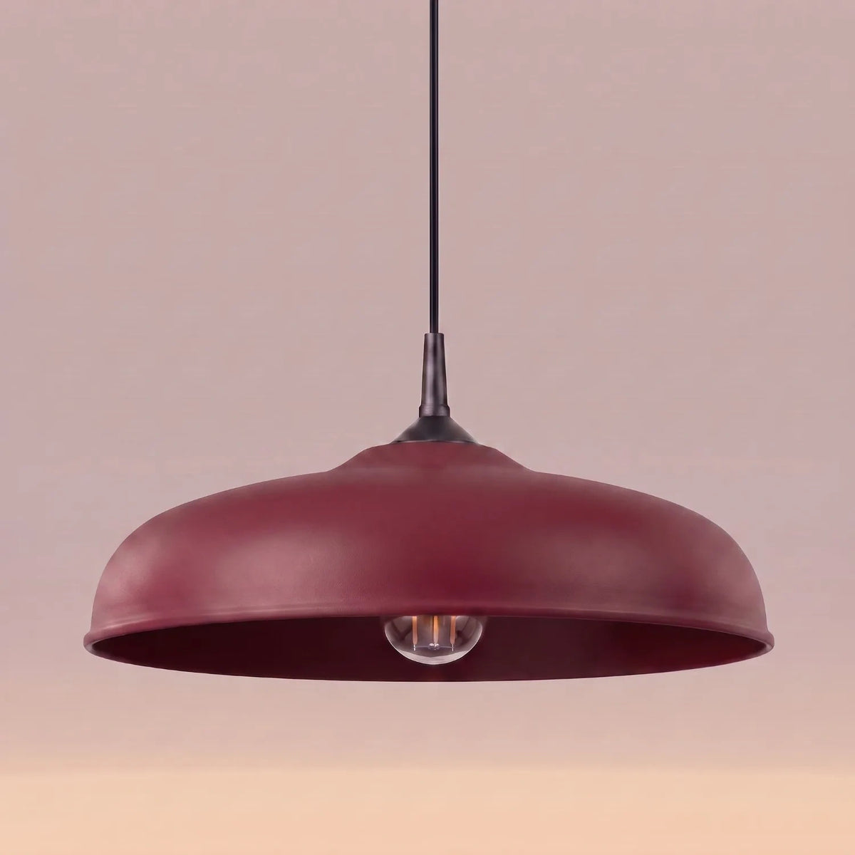 
Lampada a sospensione di design „Gina“ - Rosso bordeaux