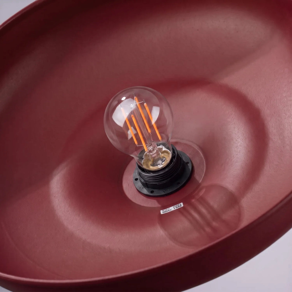 
Lampada a sospensione di design „Gina“ - Rosso bordeaux