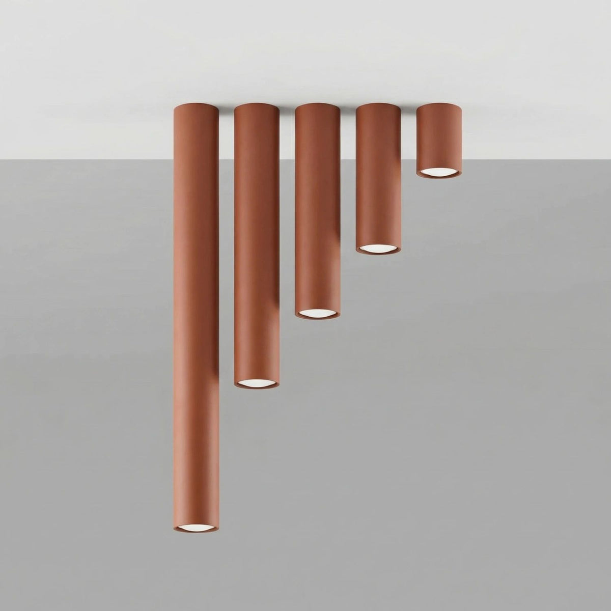 
Design Deckenlampe „Lagos II“ - Ockerrot