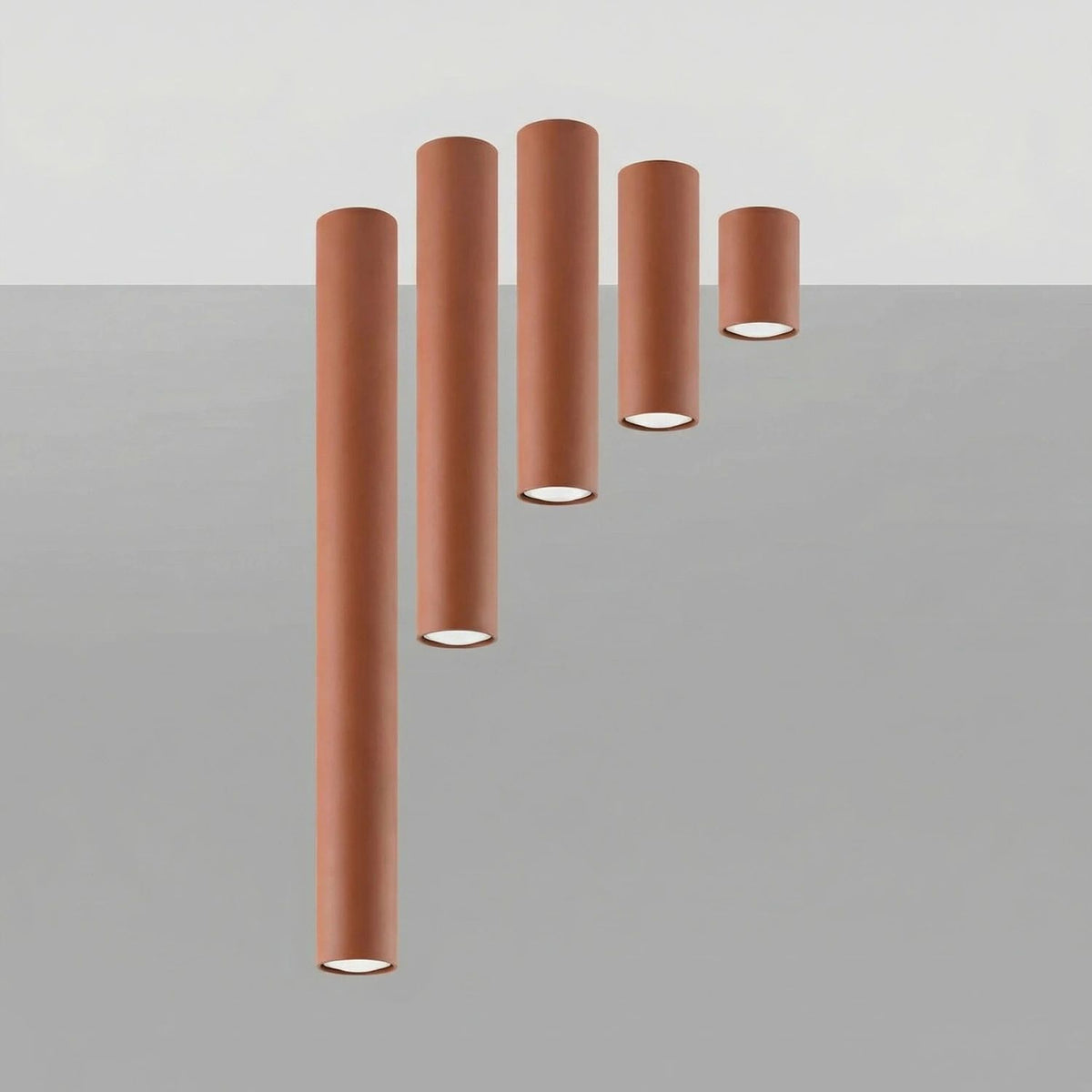 
Design Deckenlampe „Lagos II“ - Ockerrot