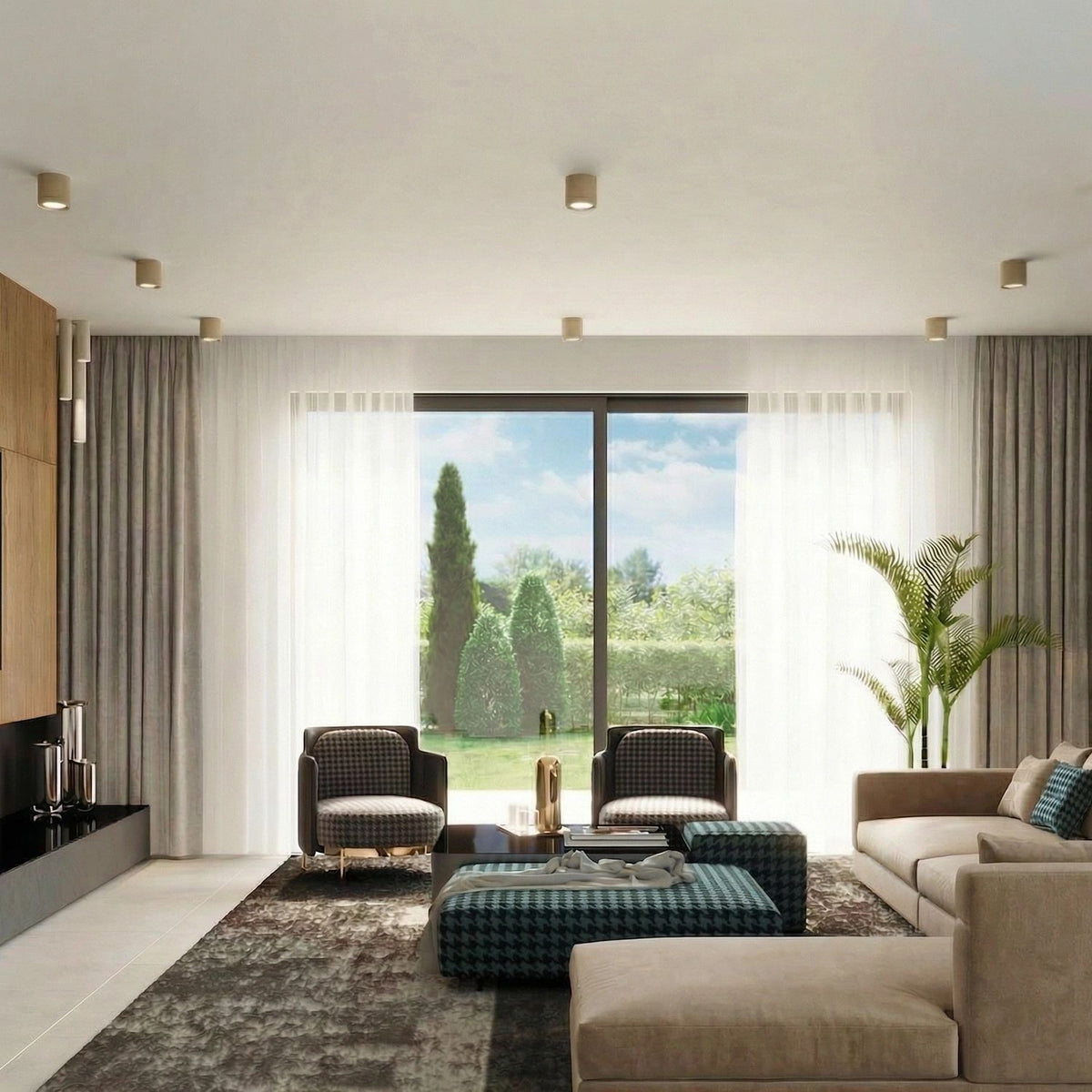 
Design Deckenlampe „Lagos“ 20 - Beige