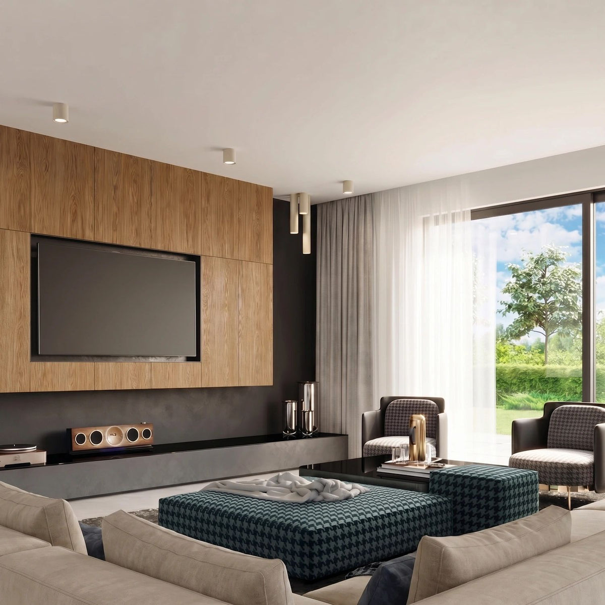 
Design Deckenlampe „Lagos“ 20 - Beige