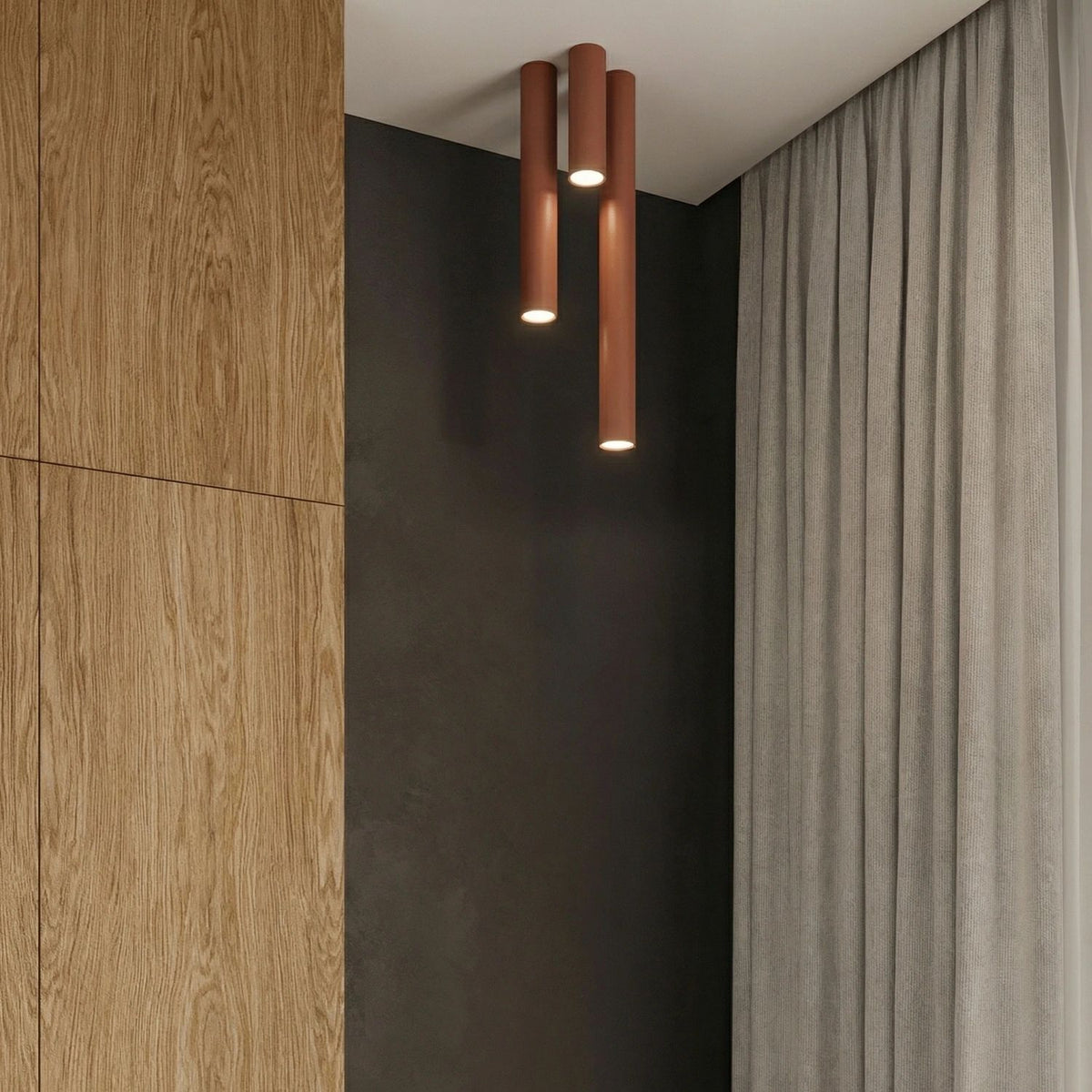
Design Deckenlampe „Lagos“ 20 - Ockerrot