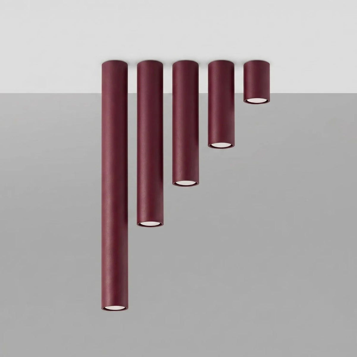 
Design Deckenlampe „Lagos“ 20 - Burgundrot