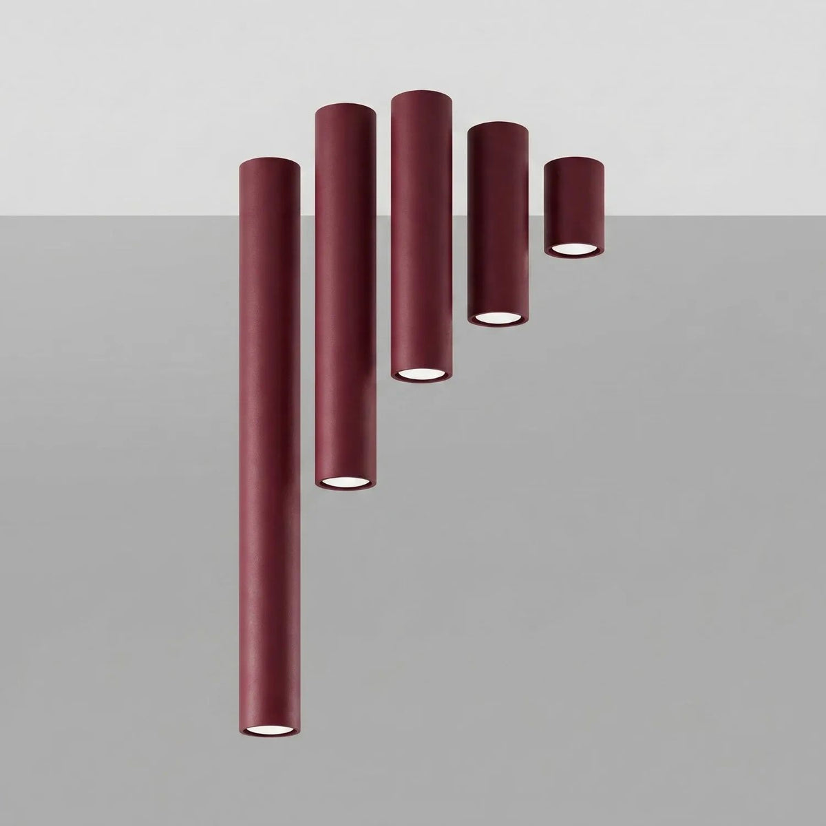 
Design Deckenlampe „Lagos“ 20 - Burgundrot