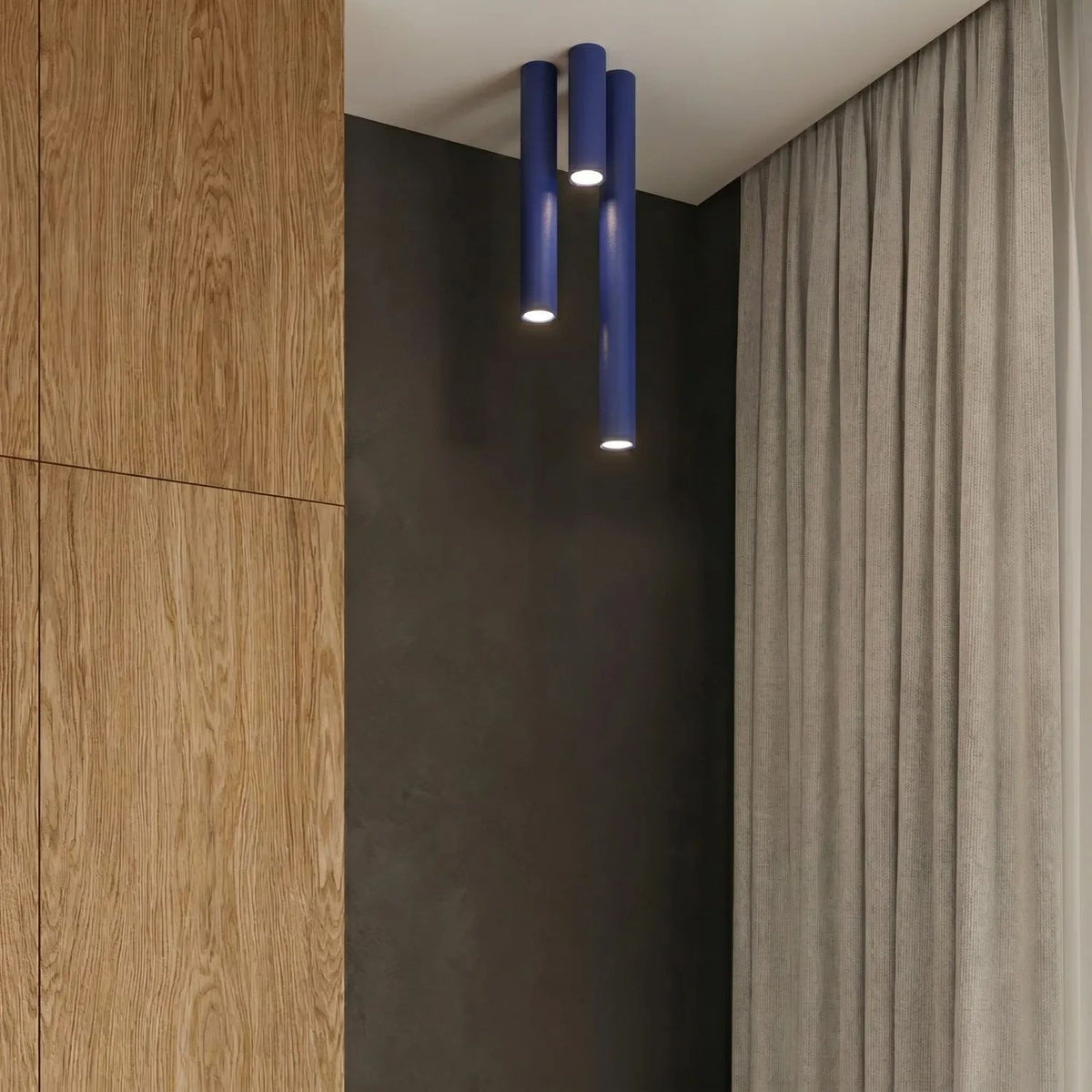 
Design Deckenlampe „Lagos“ 20 - Ultramarin