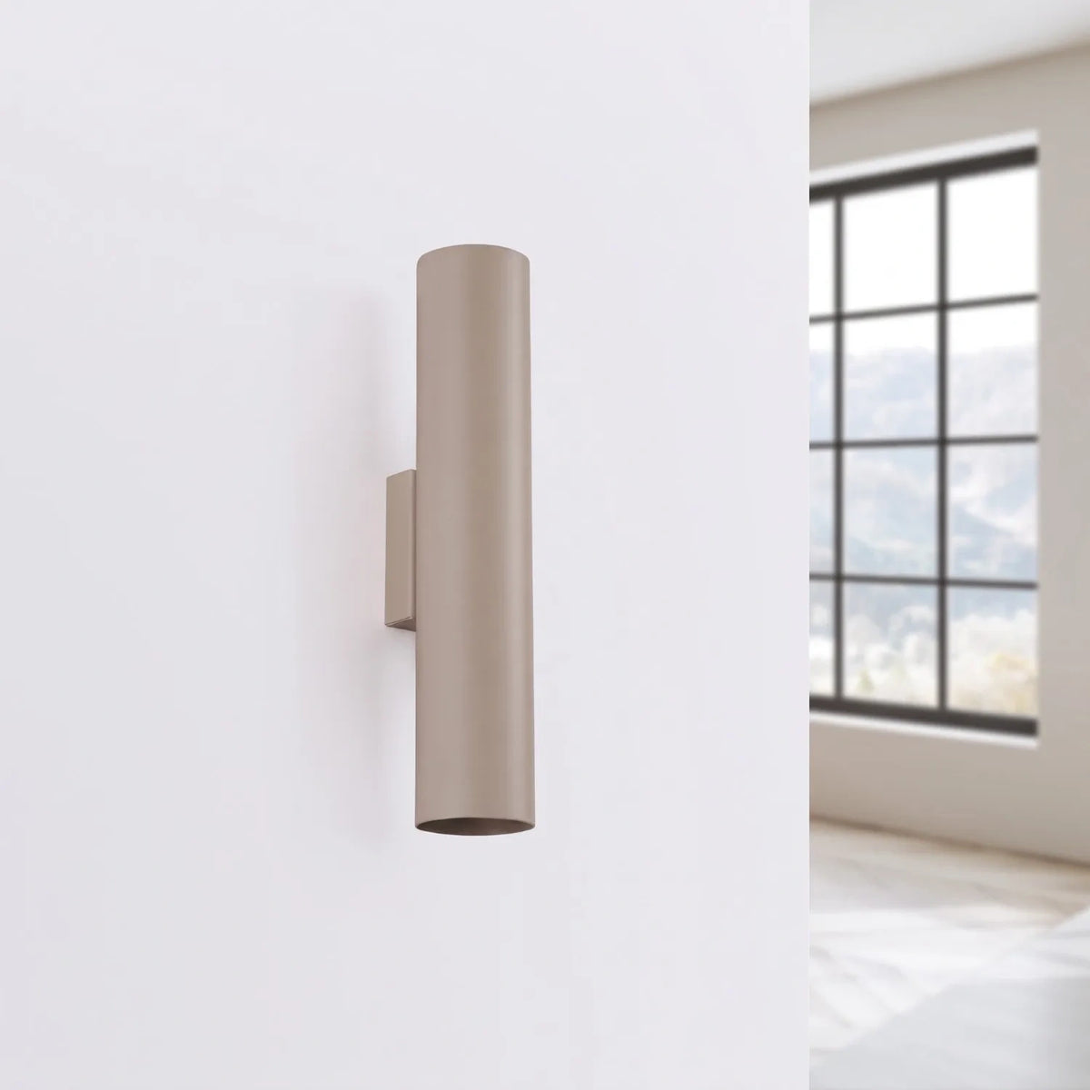 
Design Wandlampe „Lagos“ 2-flammig - Taupe