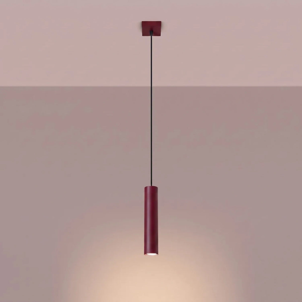 
Lampada a sospensione di design „Lagos“ a 1 luce - Rosso bordeaux