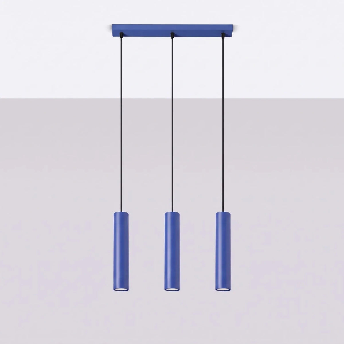 
Lampada a sospensione di design „Lagos II“ a 3 luci - Ultramarino