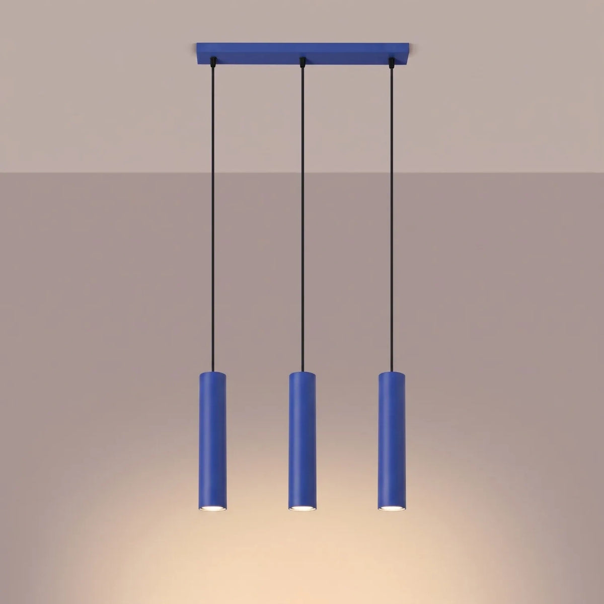 
Lampada a sospensione di design „Lagos II“ a 3 luci - Ultramarino