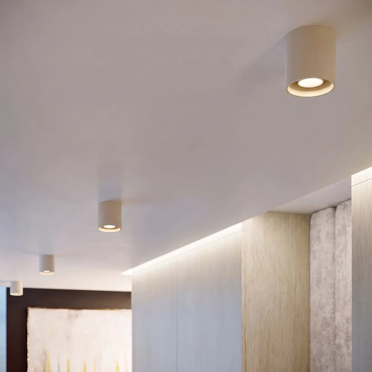 
Design Deckenlampe „Orbis“ 1-flammig - Beige