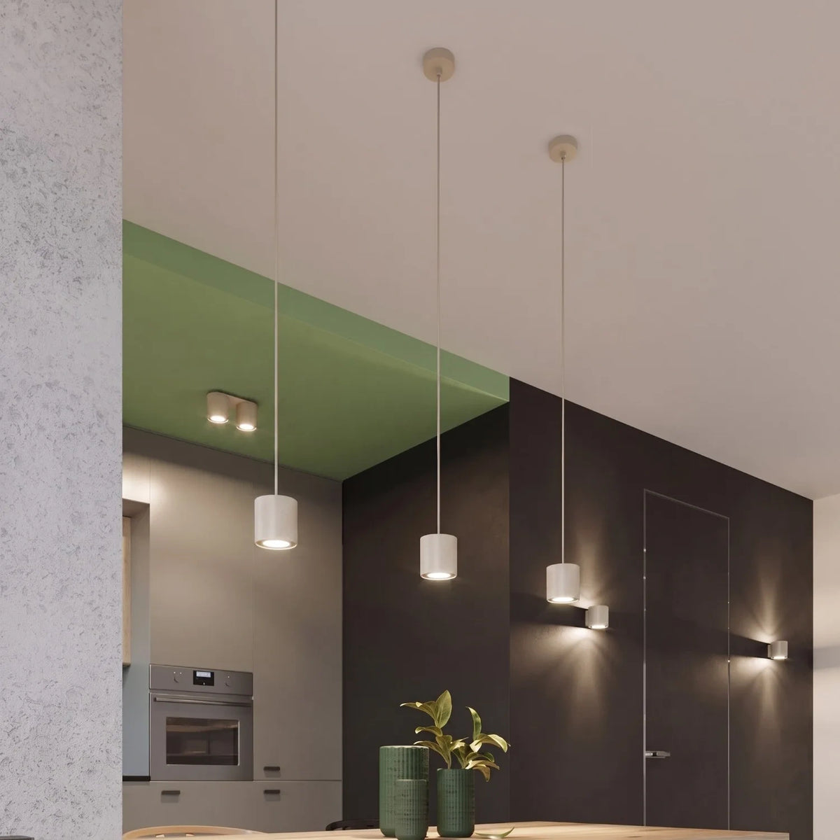 
Design Deckenlampe „Orbis“ 2-flammig - Beige