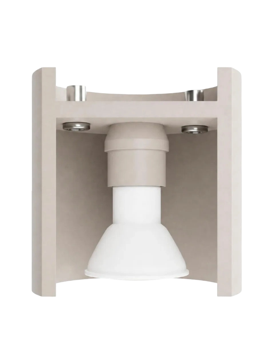
Design Wandlampe „Orbis“ 1-flammig - Taupe