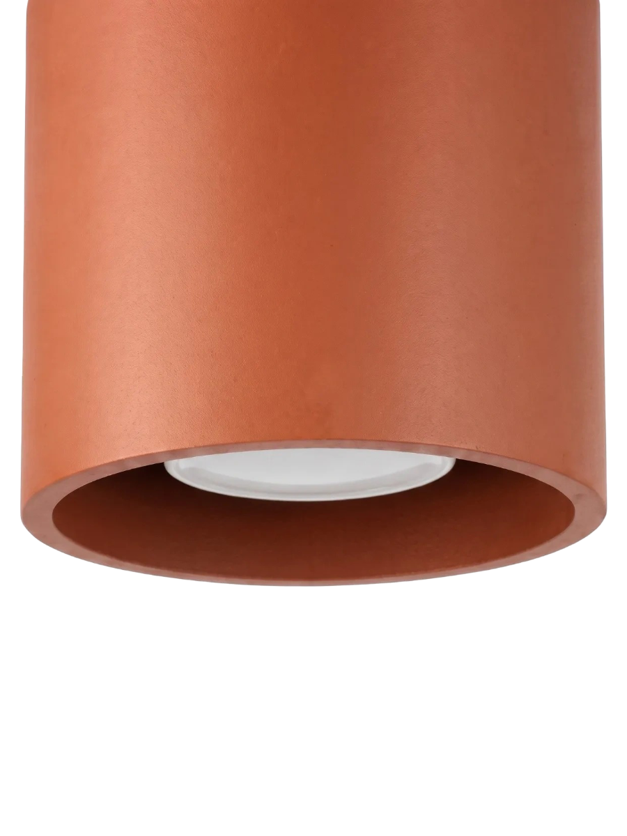 
Lampada da soffitto di design «Orbis» a 1 luce - Rosso ocra