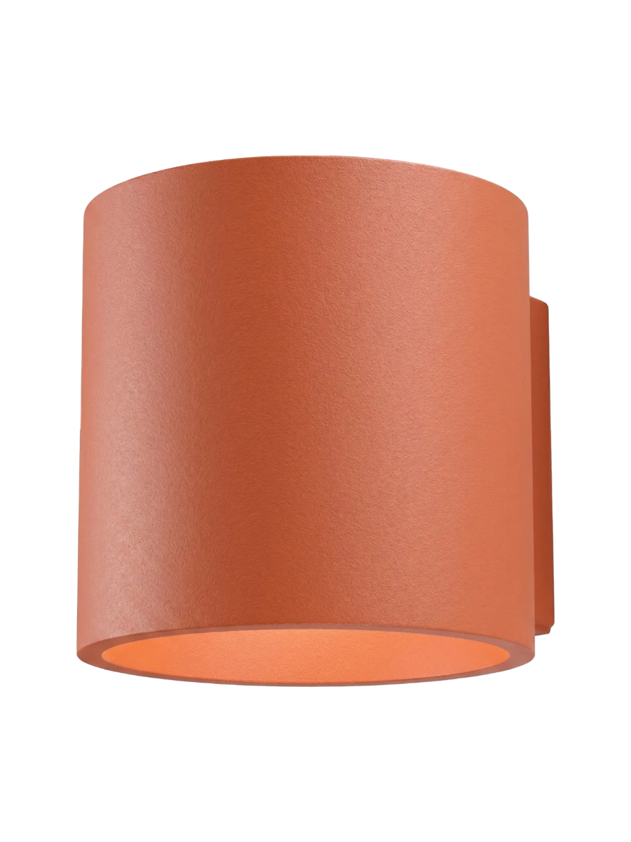 
Design Wandlampe „Orbis“ 1-flammig - Ockerrot