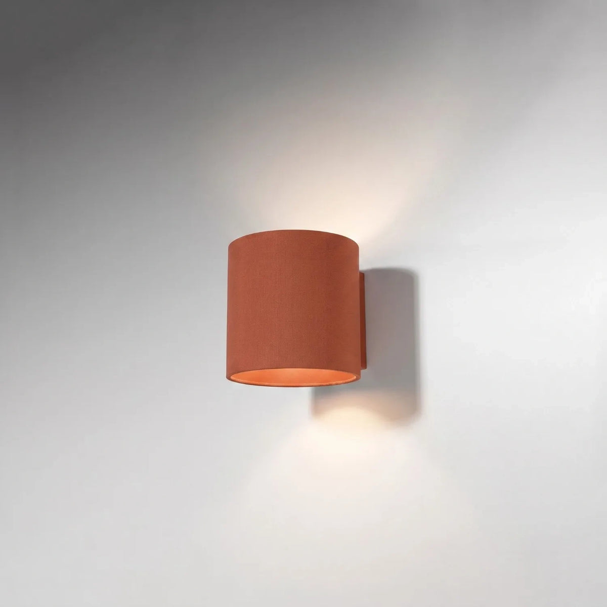 
Design Wandlampe „Orbis“ 1-flammig - Ockerrot