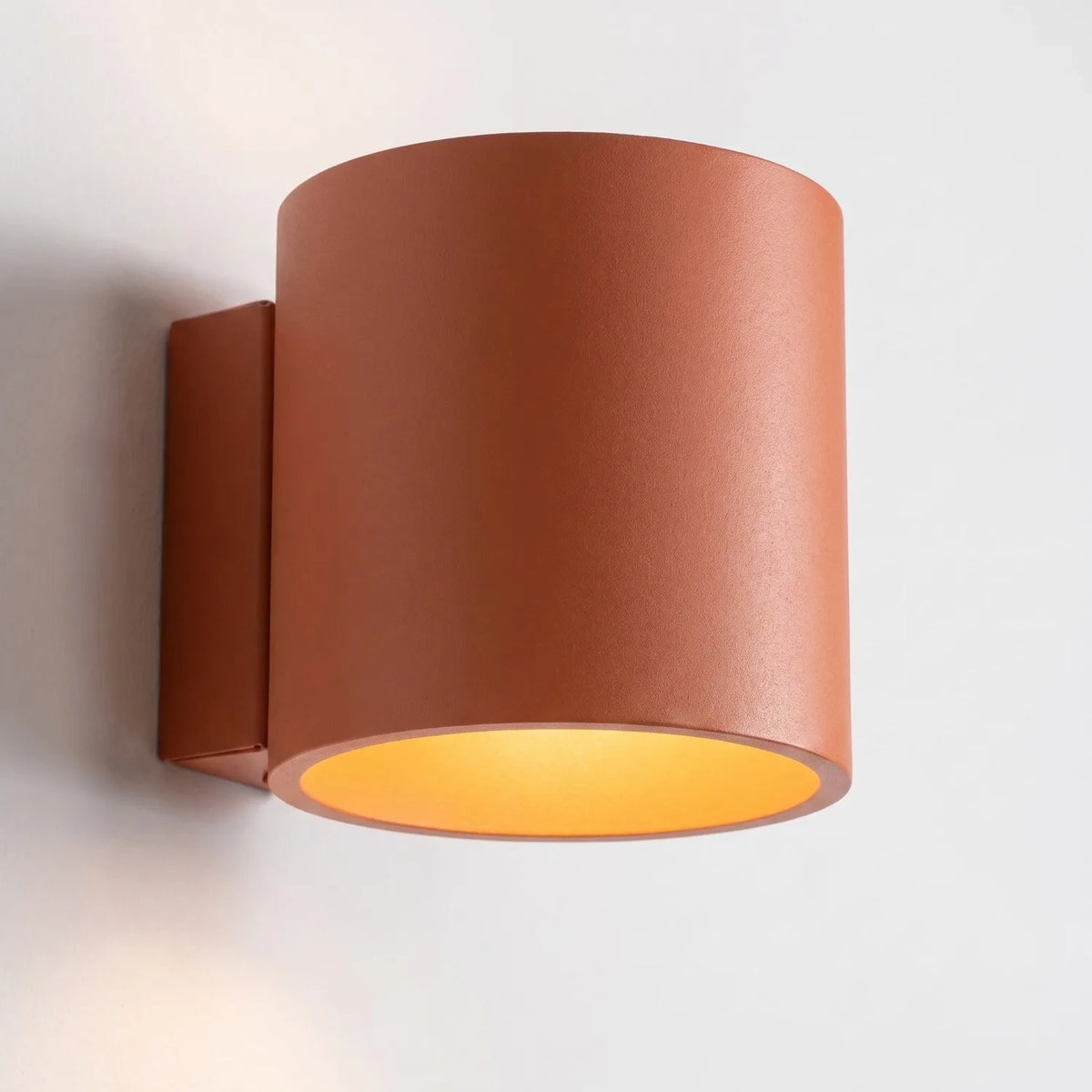 
Design Wandlampe „Orbis“ 1-flammig - Ockerrot