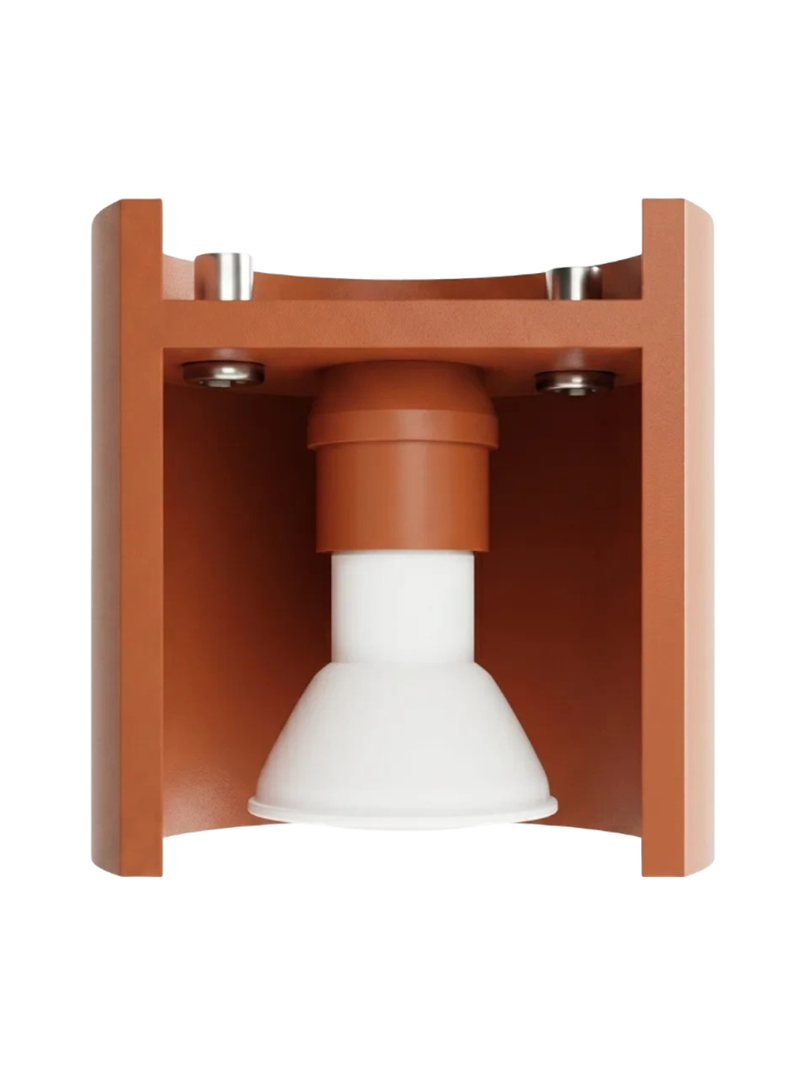 
Design Wandlampe „Orbis“ 1-flammig - Ockerrot