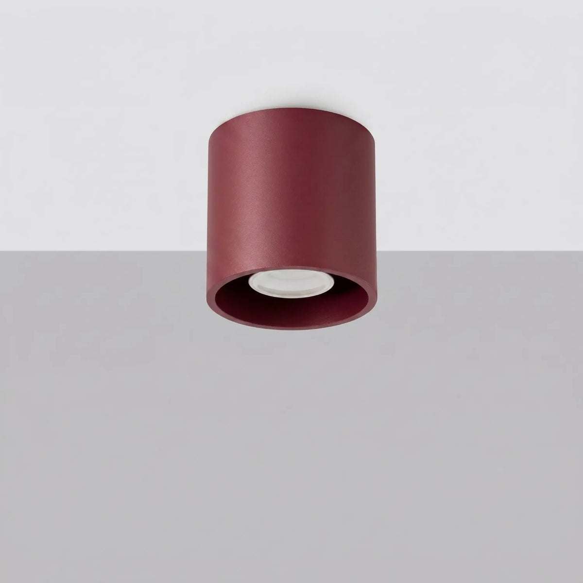 
Design Deckenlampe „Orbis“ 1-flammig - Burgundrot