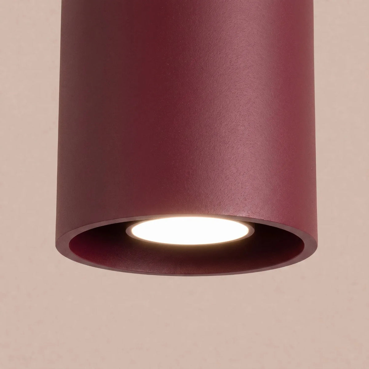
Design Deckenlampe „Orbis“ 1-flammig - Burgundrot