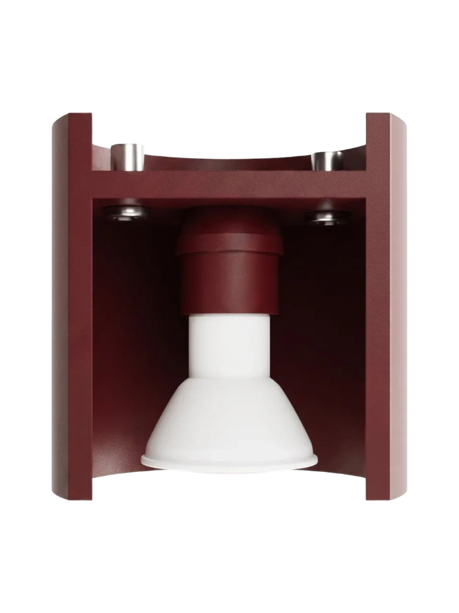 
Design Deckenlampe „Orbis“ 1-flammig - Burgundrot