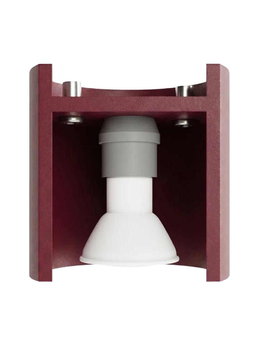 
Lampada da soffitto di design «Orbis» a 2 luci - Rosso bordeaux