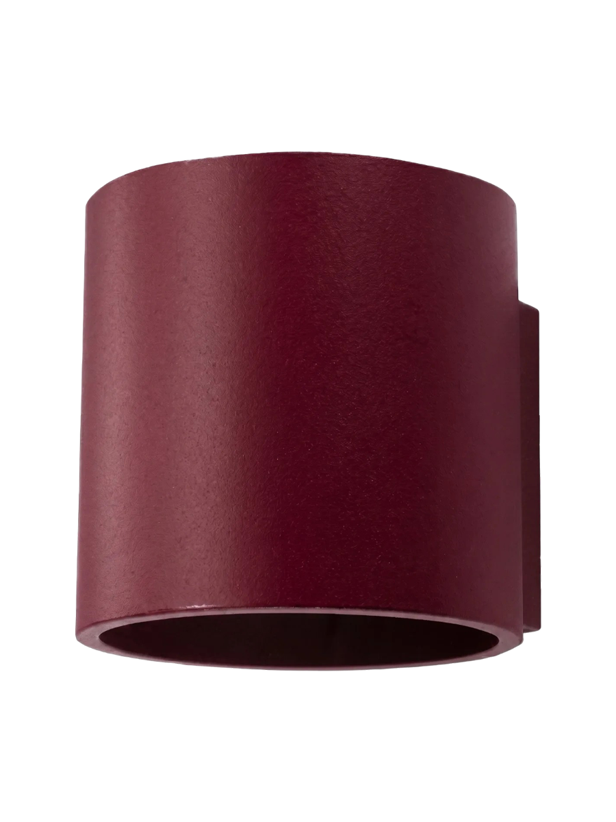 
Design Wandlampe „Orbis“ 1-flammig - Burgundrot