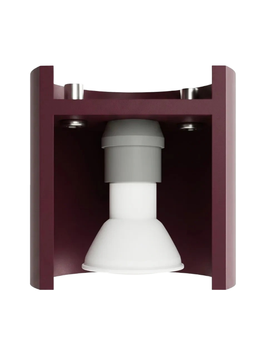 
Lampada da parete di design «Orbis» a 1 luce - Rosso bordeaux