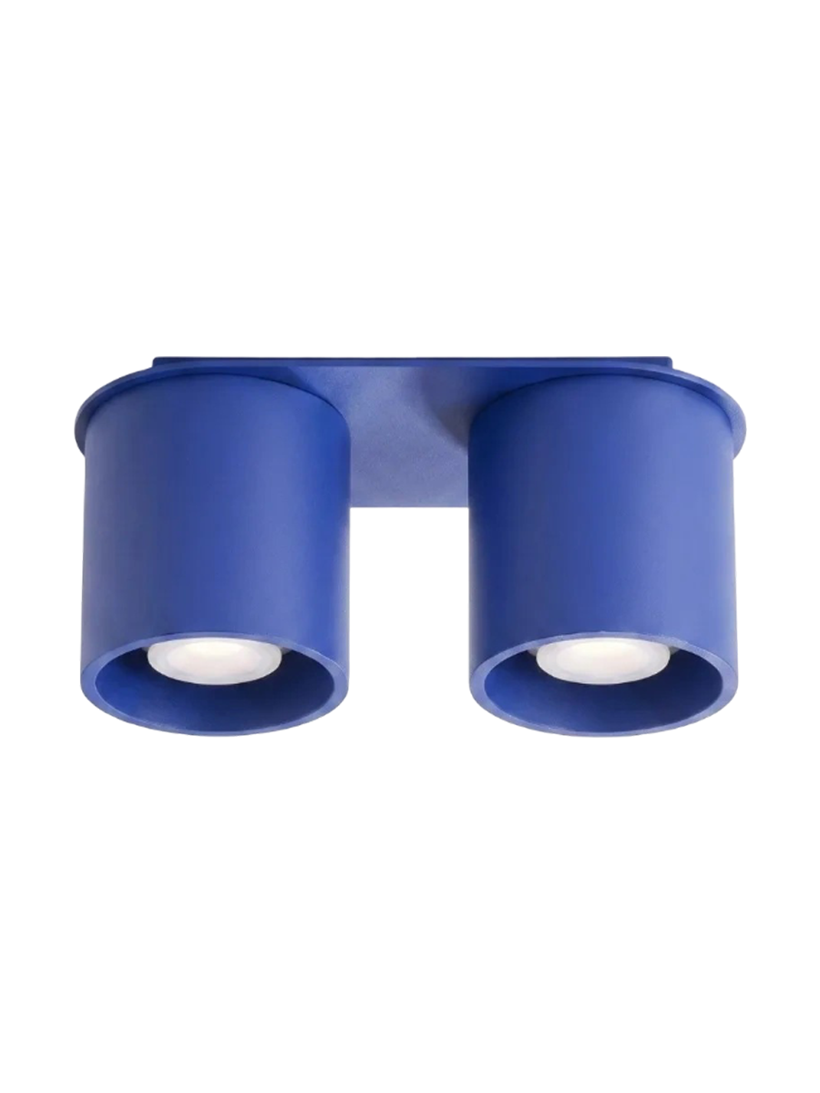 
Lampada da soffitto di design «Orbis» a 2 luci - Ultramarino