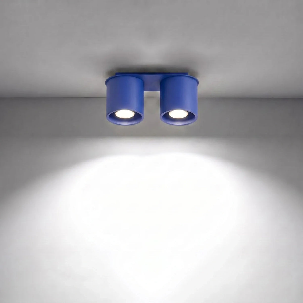 
Lampada da soffitto di design «Orbis» a 2 luci - Ultramarino