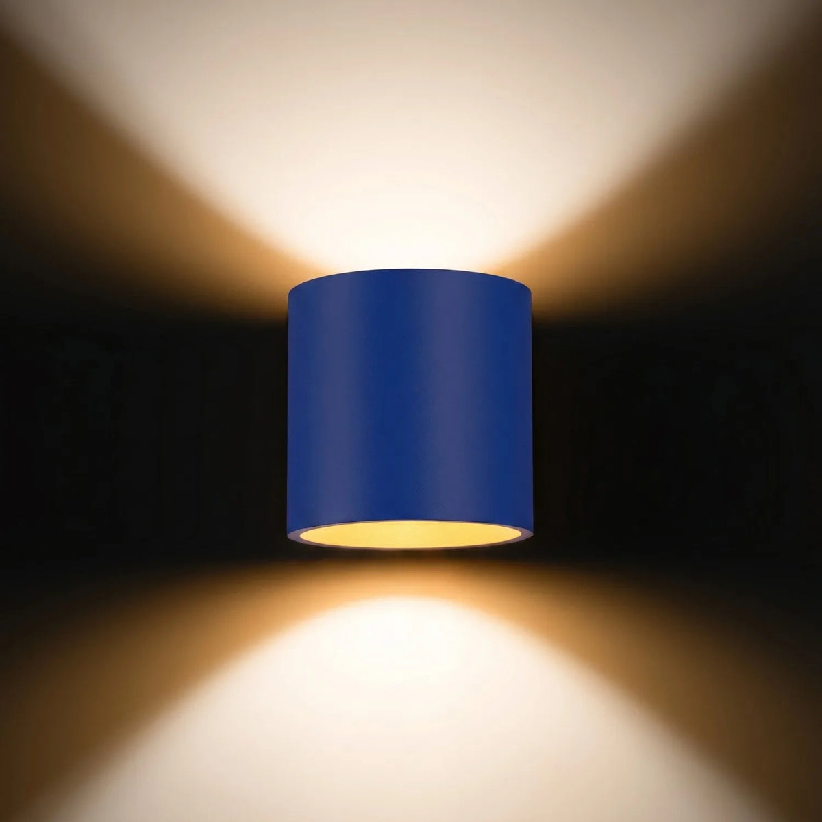 
Design Wandlampe „Orbis“ 1-flammig - Ultramarin