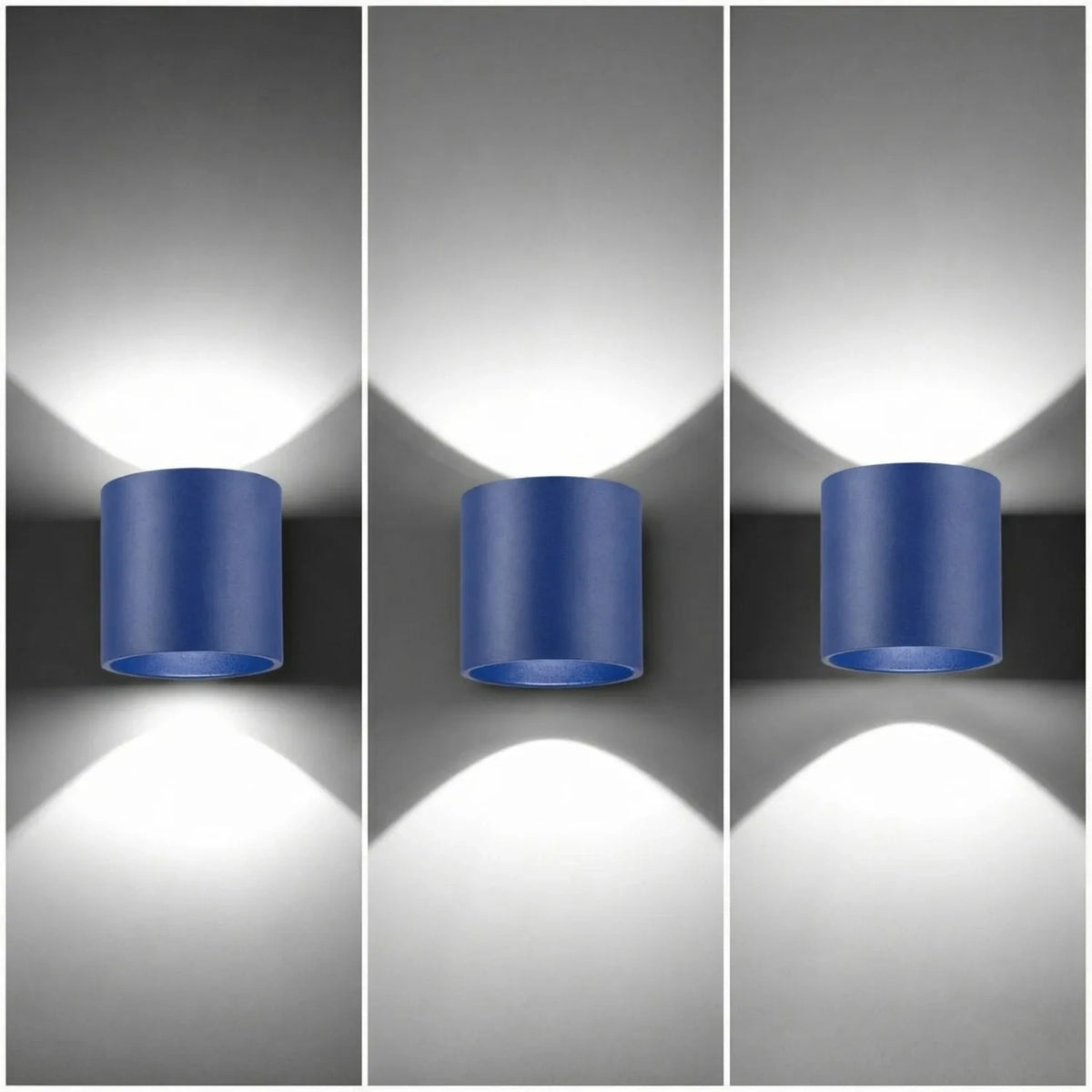 
Design Wandlampe „Orbis“ 1-flammig - Ultramarin