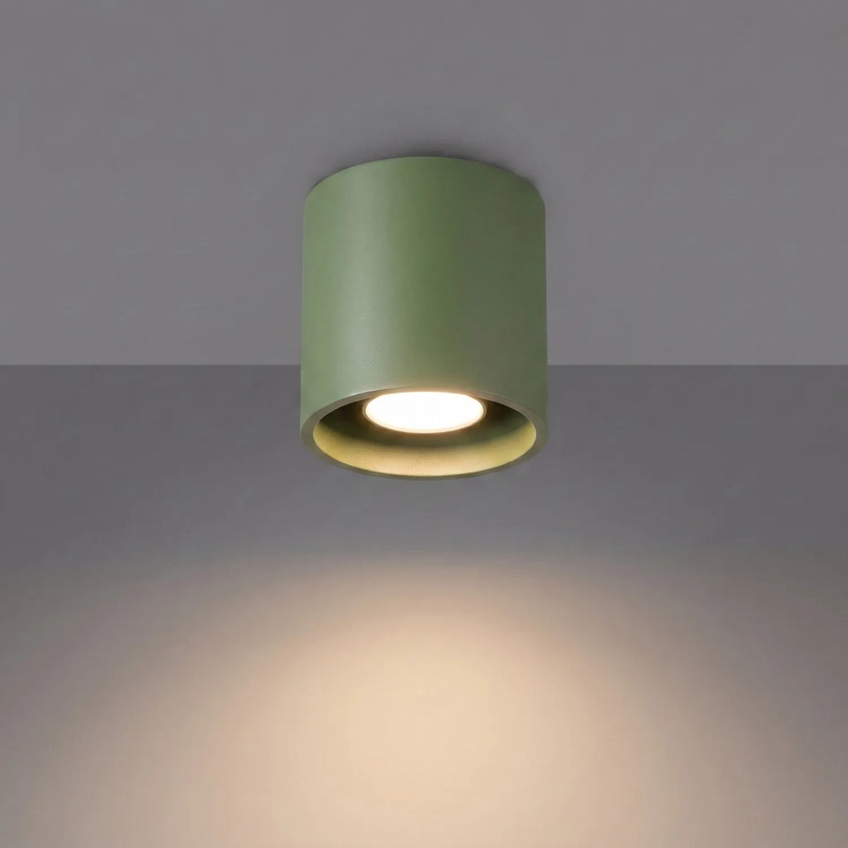 
Lampada da soffitto di design «Orbis» a 1 luce - Verde oliva