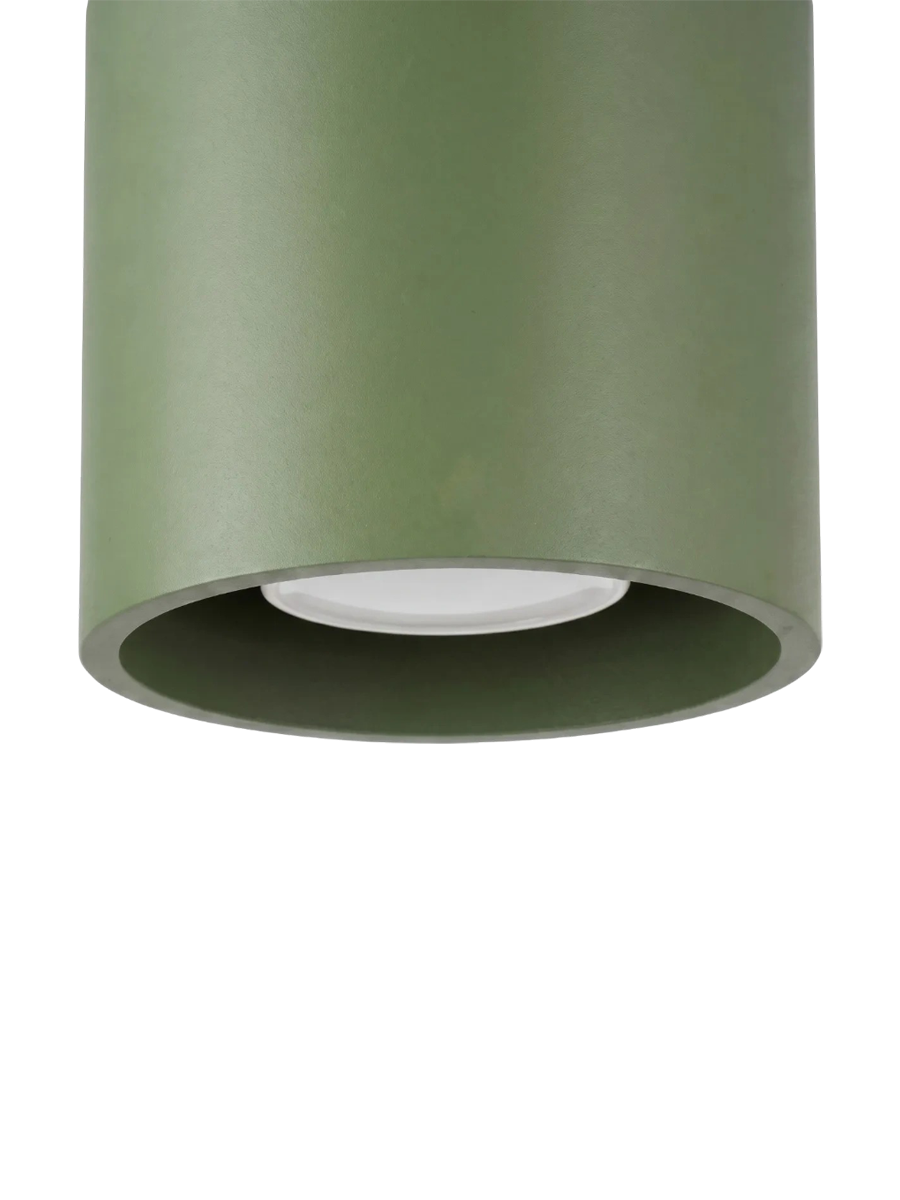 
Lampada da soffitto di design «Orbis» a 1 luce - Verde oliva
