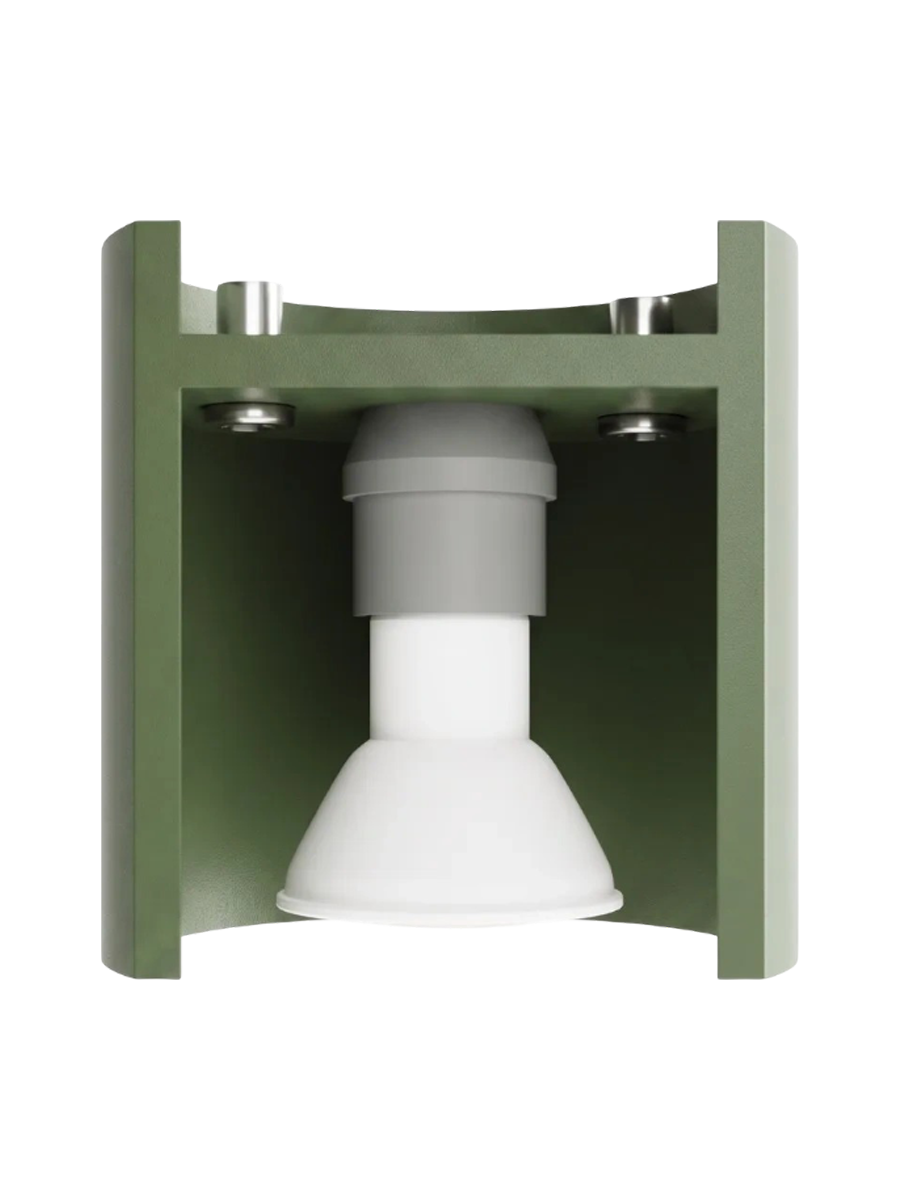 
Lampada da soffitto di design «Orbis» a 1 luce - Verde oliva