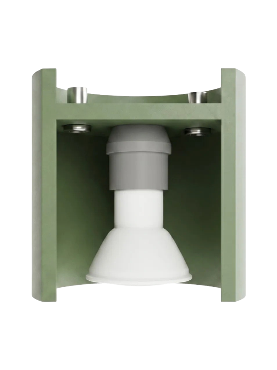 
Design Deckenlampe „Orbis“ 2-flammig - Olivgrün