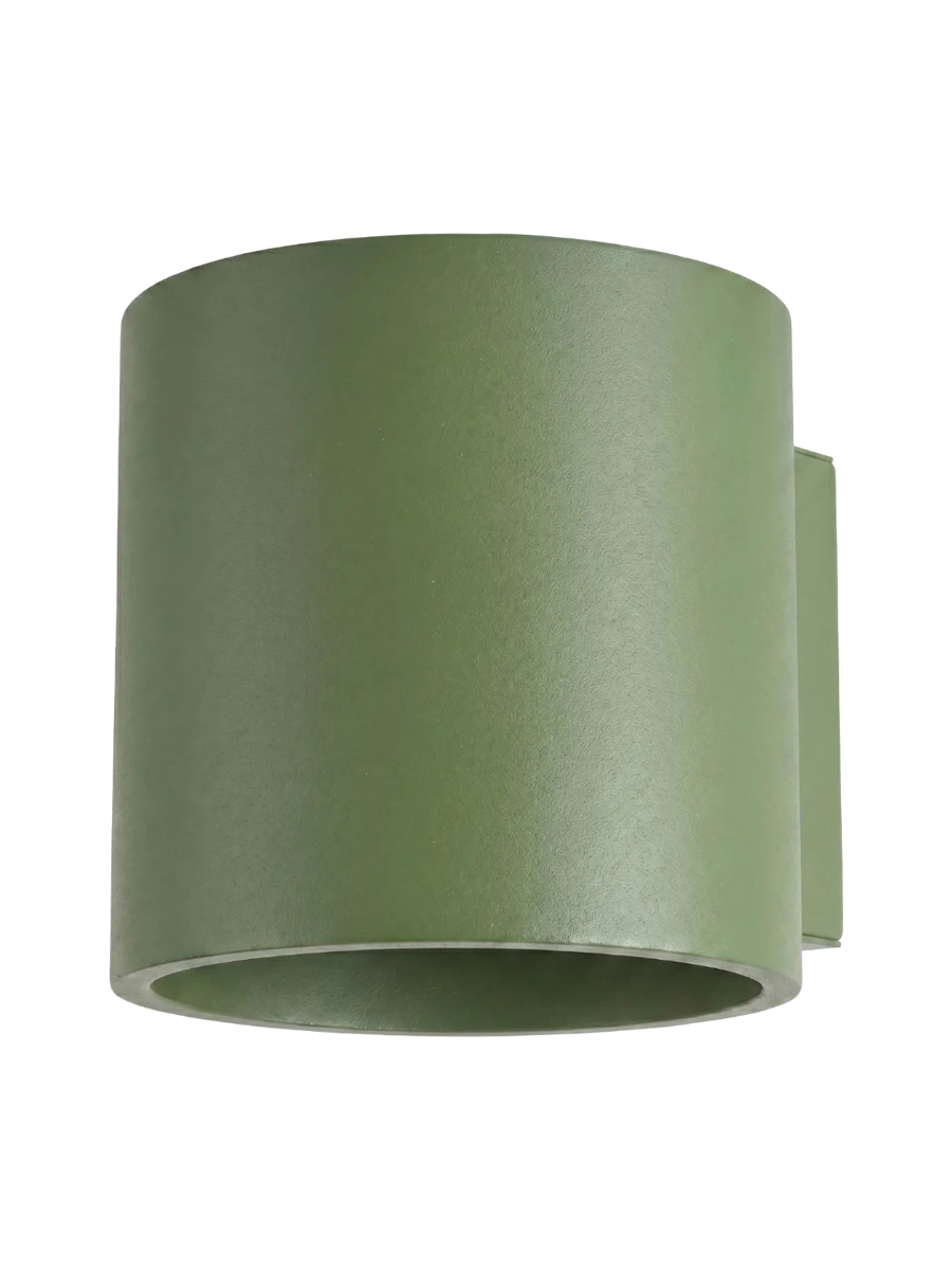 
Design Wandlampe „Orbis“ 1-flammig - Olivgrün