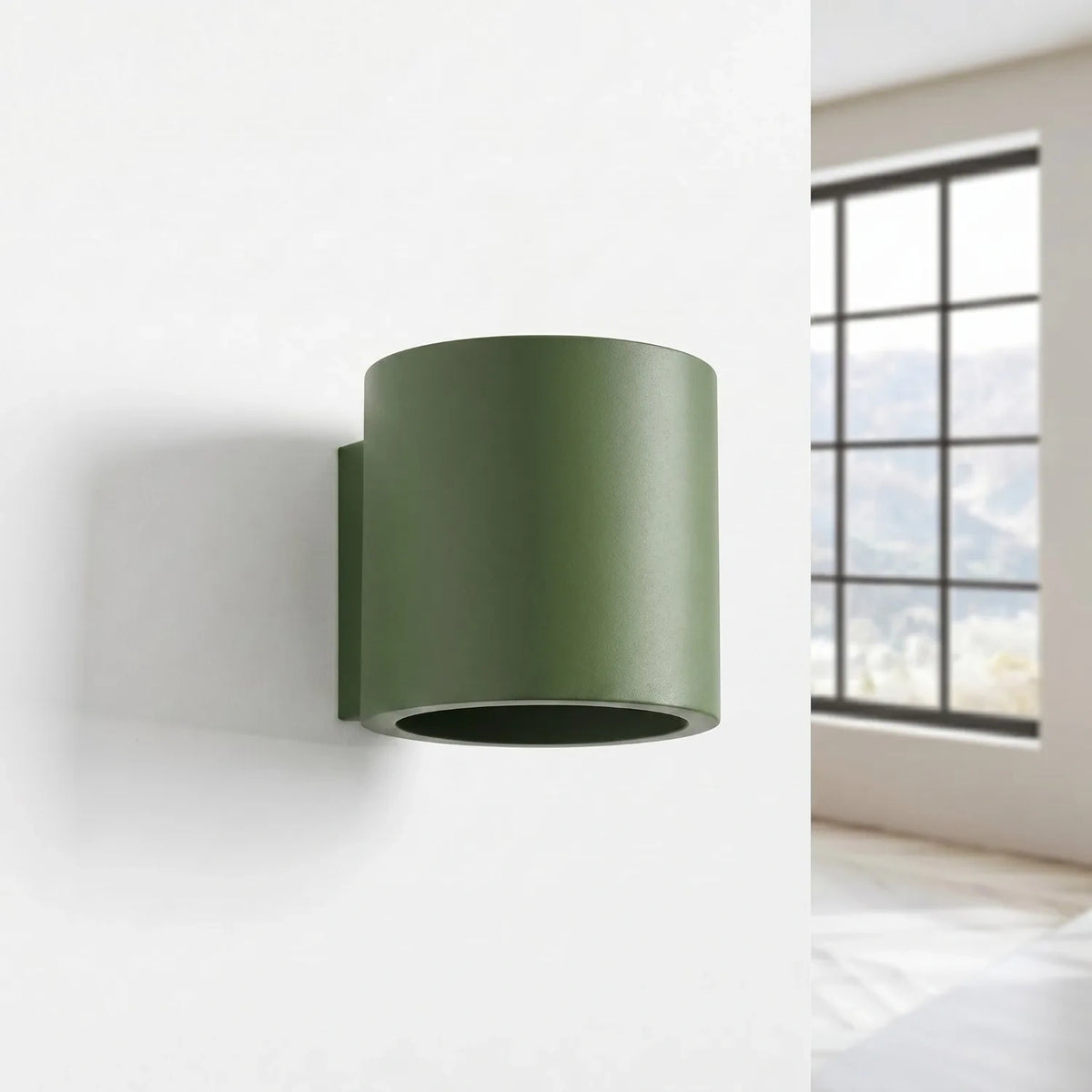 
Lampada da parete di design «Orbis» a 1 luce - Verde oliva