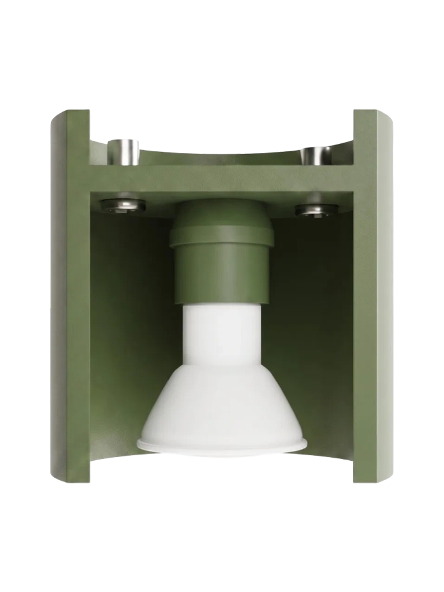 
Lampada da parete di design «Orbis» a 1 luce - Verde oliva