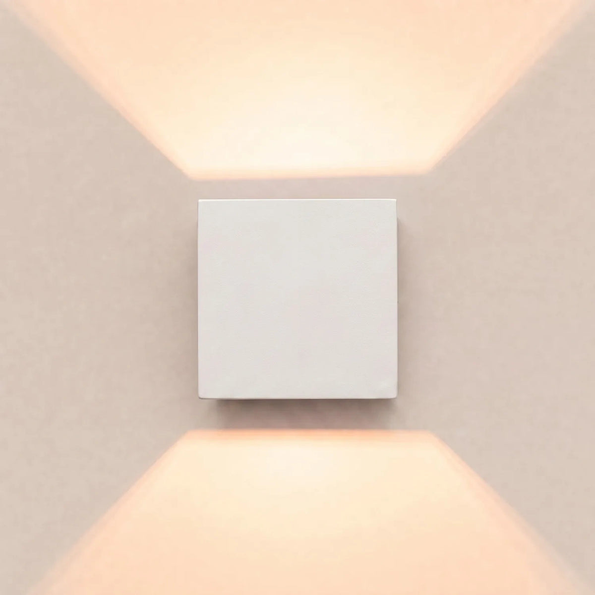 
Lampada da parete di design «Quad» a 1 luce - Beige