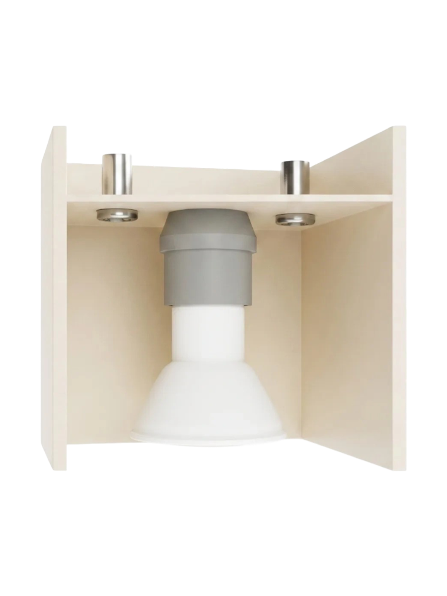
Lampada da parete di design «Quad» a 1 luce - Beige