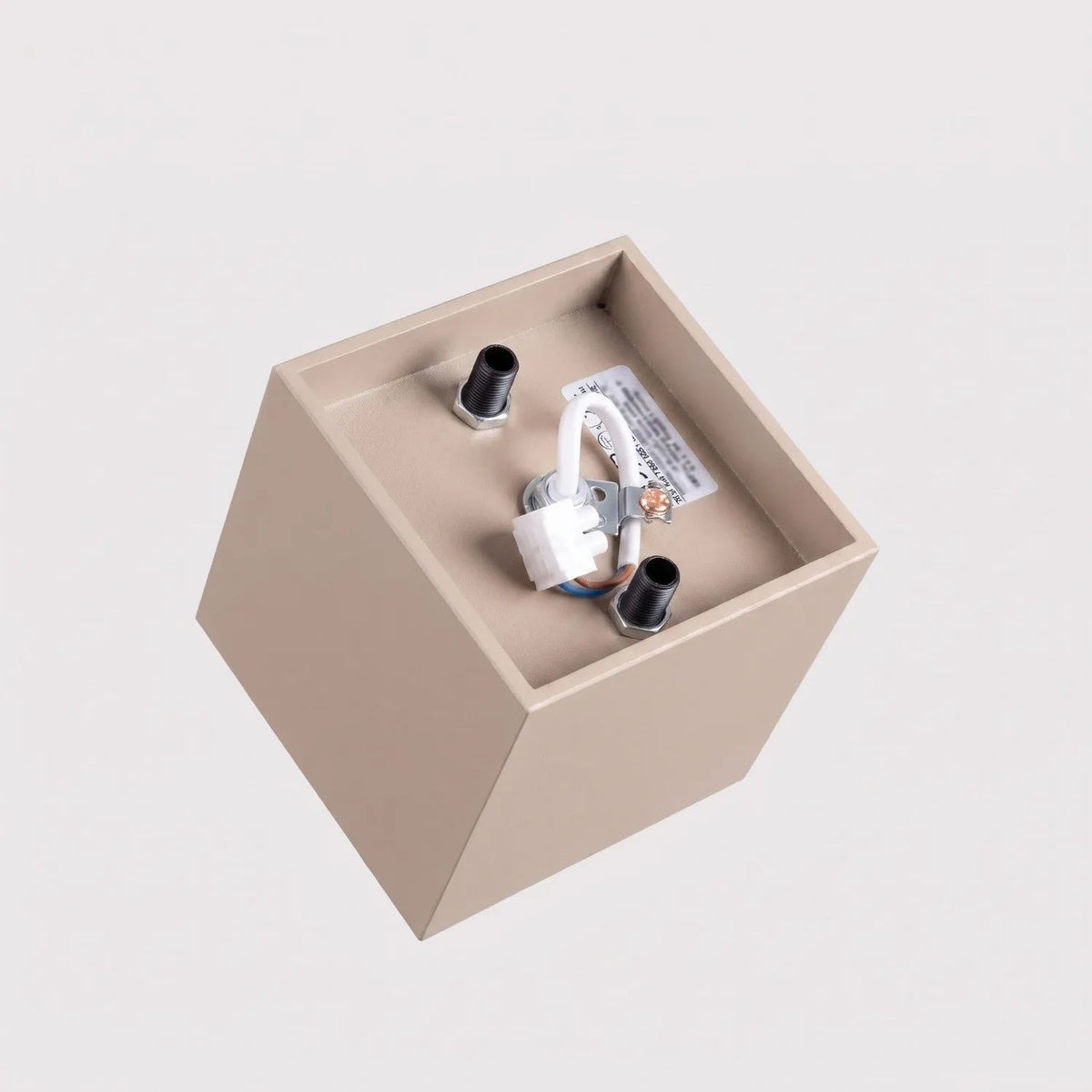 
Design Deckenlampe „Quad“ - 1-flammig - Taupe
