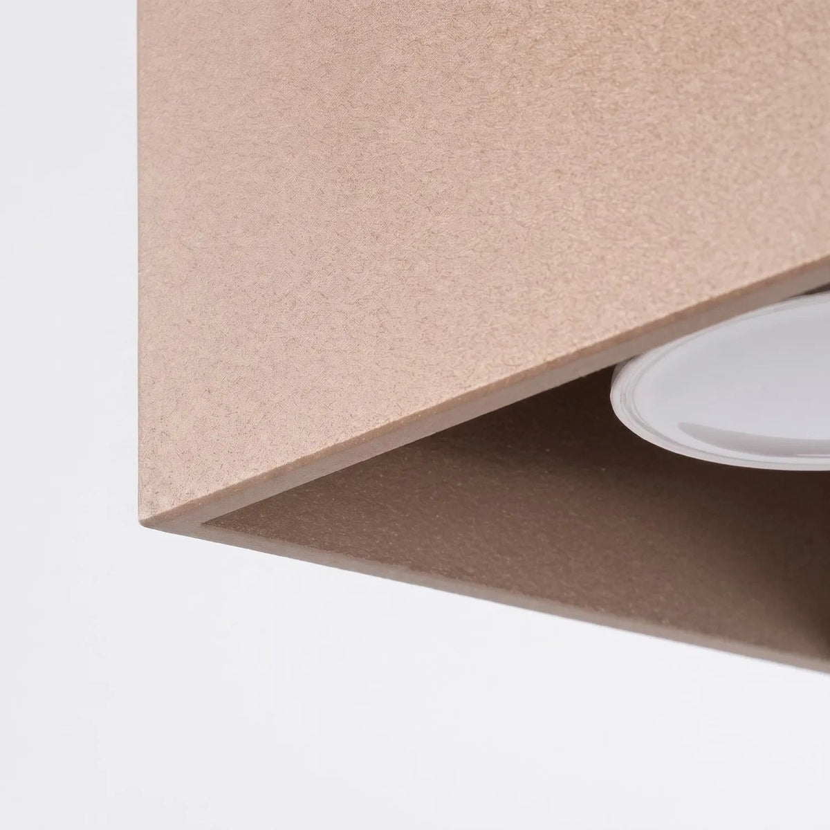 
Design Deckenlampe „Quad“ - 1-flammig - Taupe